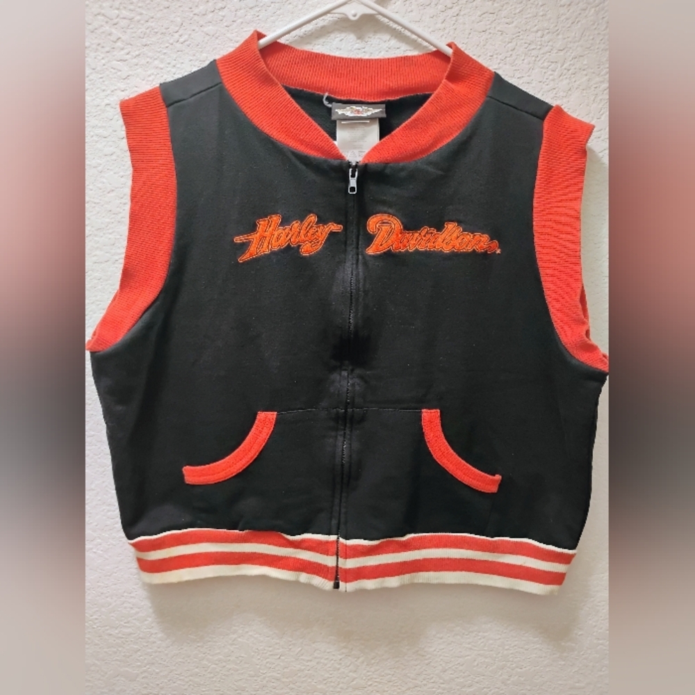 Harley Davidson Zip Up Vest